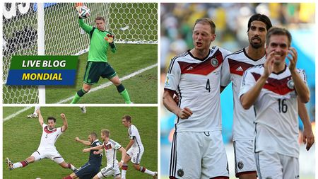 LIVE BLOG CM 2014, ziua 22 | Urmează al doilea "sfert", Brazilia - Columbia, ora 23:00. Maicon, în locul lui Dani Alves. Columbia n-a mai câștigat în fața Braziliei din 1991. Germania e prima calificată în semifinale