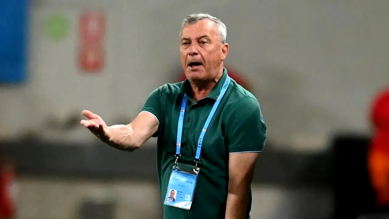Mircea Rednic își acuză jucătorii că au fost prea fricoși cu Dinamo: „Nu e primul meci în care unii jucători au intrat cu teamă”