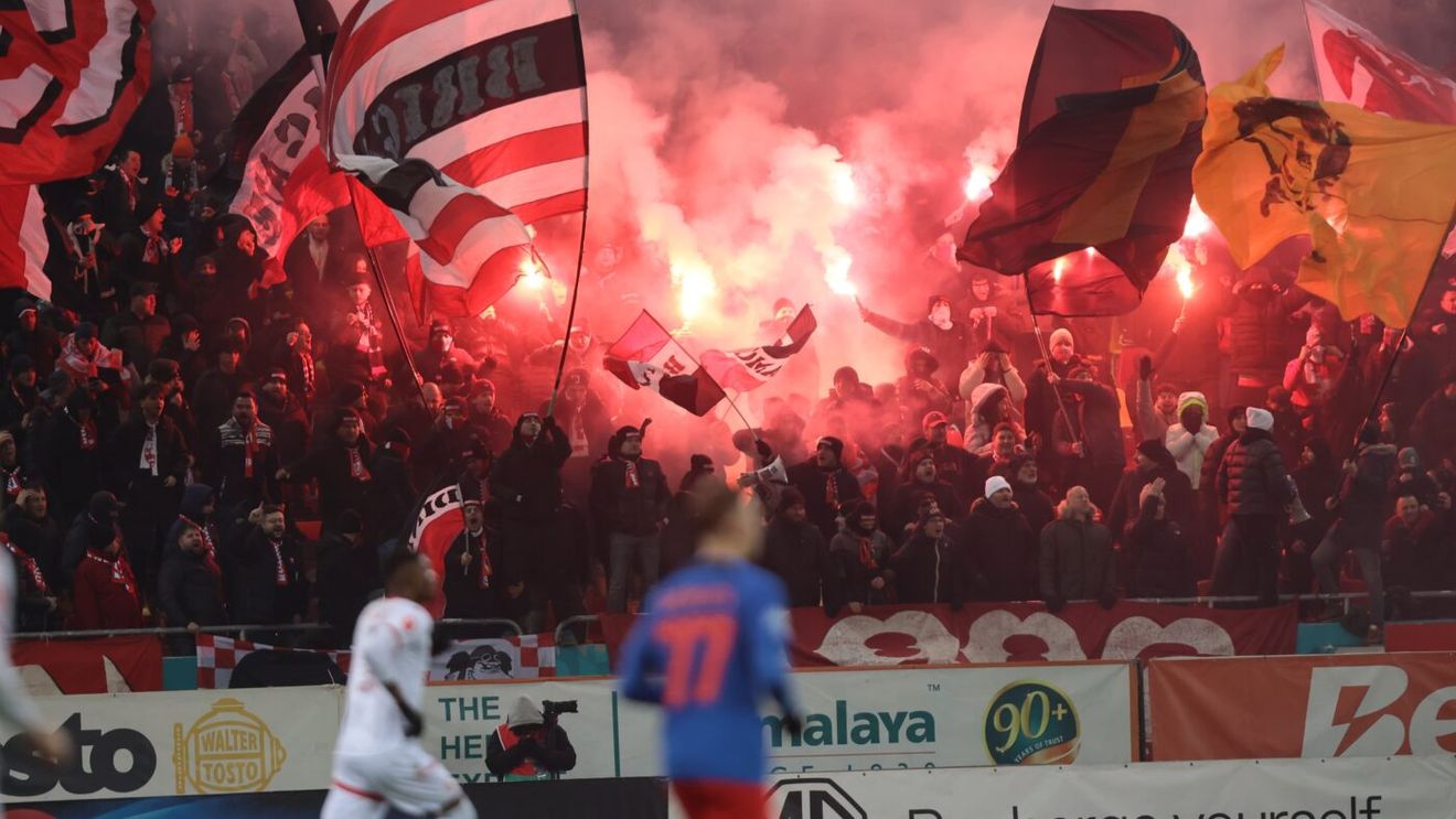 Ce n-ai văzut la TV în FCSB - Dinamo 2-1. Nemții au venit la derby-ul României și au recunoscut: „Am rămas impresionați”. De ce au făcut vizita fulger. EXCLUSIV