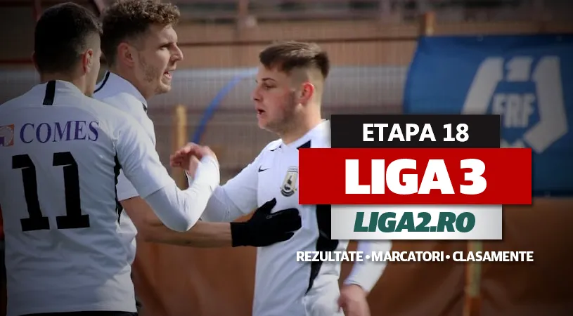 Final de sezon regular în Liga 3 | Progresul Spartac, CSM Reșița și CS Hunedoara au terminat neînvinse. CSM Ceahlăul a ratat play-off-ul