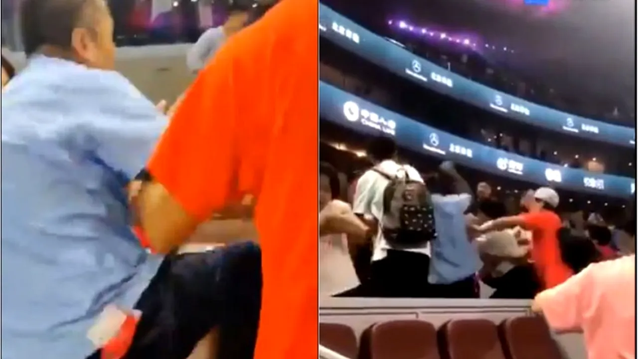 Bătaie în tribunele din Beijing, în timpul meciului dintre Kerber şi Zhang. VIDEO | Un suporter chinez, lovit cu pumnii și picioarele
