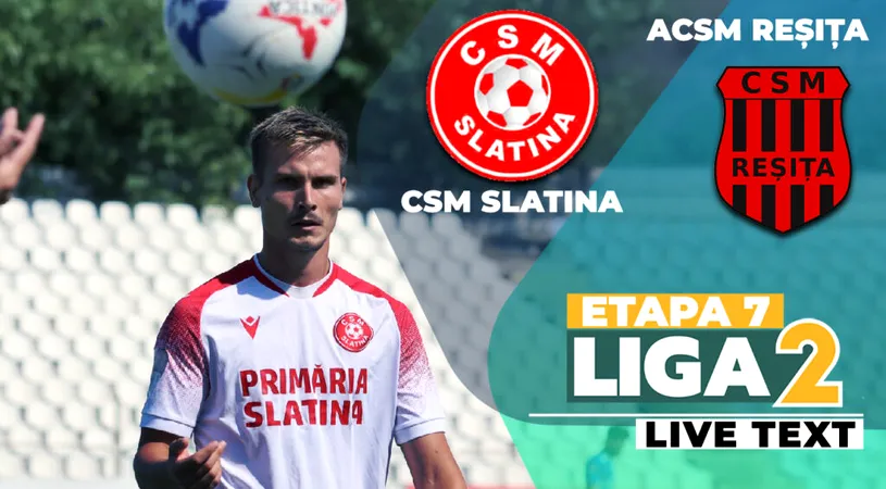 CSM Slatina a umilit ACSM Reșița, cu goluri unul mai spectaculos decât altul. Trupa lui Daniel Oprescu nu e, însă, la cel mai clar succes din acest sezon