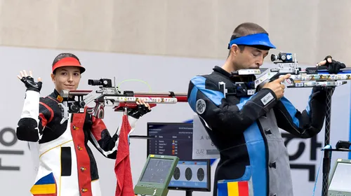 Laura Coman și Alin Moldoveanu, la un pas de a se califica la Jocurile Olimpice de la Tokio. Cei doi trăgători români s-au clasat pe locul 4 la Campionatele Mondiale în proba de pușcă 10 metri mixt