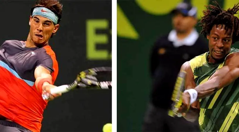 Nadal - Monfils, finala de la Doha. Francezul e 