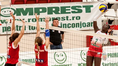 Dinamo Romprest câștigă fără drept de apel duelul Capitalei la volei, 3-0 cu CSM București