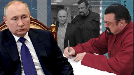 Steven Seagal, singura vedetă occidentală care încă îl mai susține pe Vladimir Putin