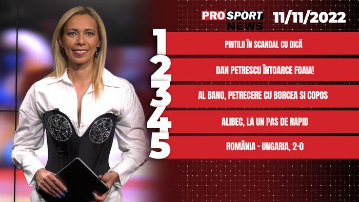 ProSport NEWS | Mihai Pintilii, scandal monstru cu Nicolae Dică! Ce cuvinte grele și-au aruncat. Cele mai importante știri ale zilei | VIDEO