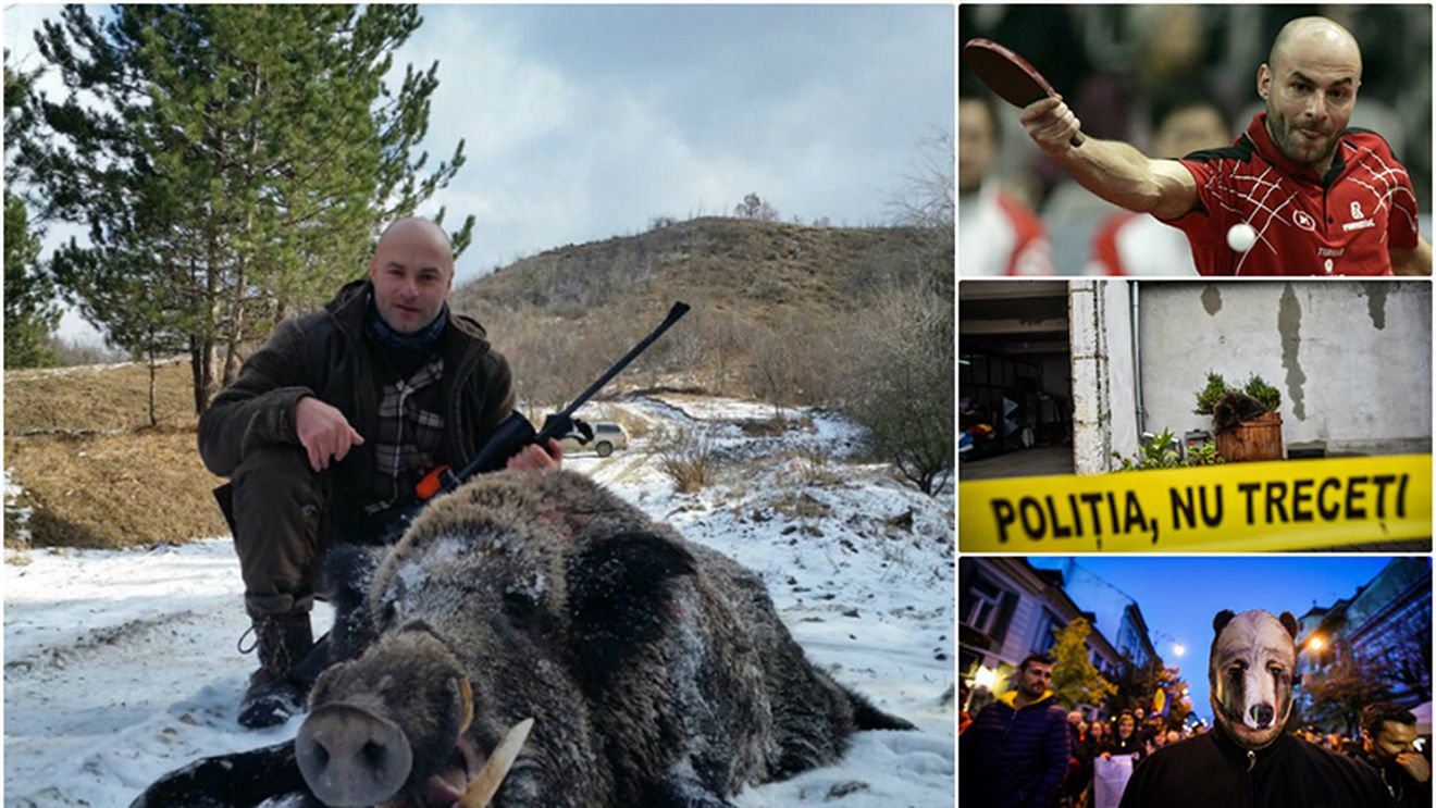 INTERVIU | "Ursul împușcat în Sibiu a fost adus în oraș!". Discuție cu Andrei Filimon, campion la tenis de masă și vânător, despre cauzele căderii sportului românesc, defrișările de păduri, braconajul din Delta Dunării și cazul din Sibiu