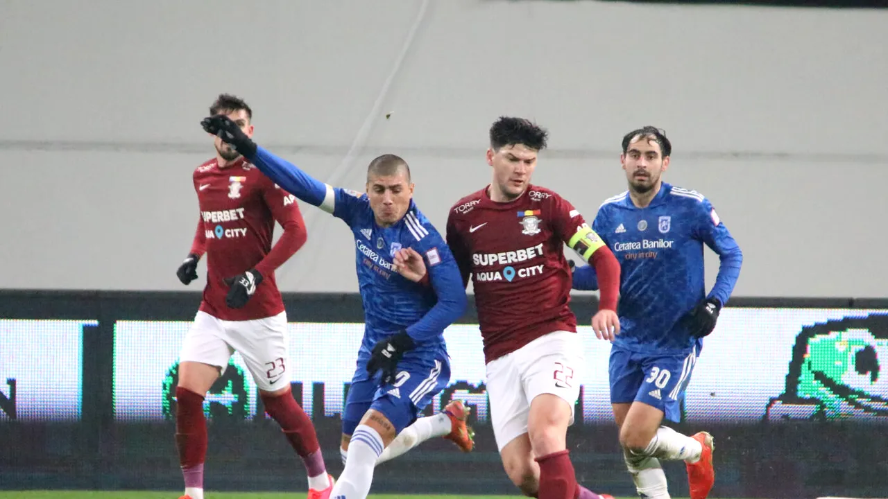 Rapid - FC U Craiova 2-3. Adi Mutu, la prima înfrângere pe banca giuleștenilor chiar împotriva fostei echipe