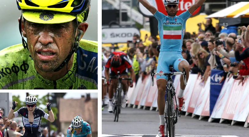 LIVE BLOG Turul Franței, etapa 8 | Victorie epică pentru Blel Kadri pe Gerardmer. Francezul va fi noul purtător al tricoului alb cu buline roșii. Contador nu a putut să îl rupă pe Nibali, i-a luat doar trei secunde