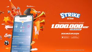 (P) Strike by Betano - înscrie-te azi și intră în cursa pentru 1.000.000 lei!