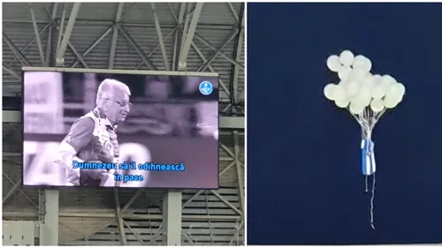 Clipe emoționante pe „Ion Oblemenco”, înainte de Universitatea Craiova - FCSB! Cum l-au omagiat oltenii pe Nicolae „Țâcă” Zamfir | FOTO