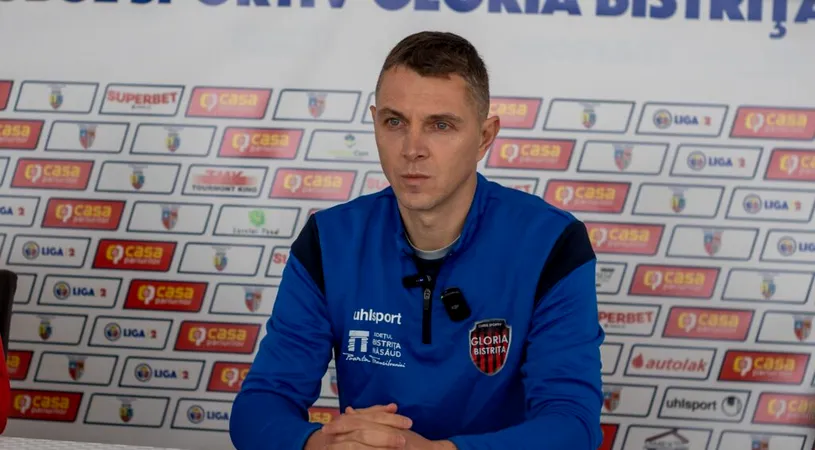 CS Gloria Bistrița a prins curaj, iar Nicolae Grigore a făcut o declarație surprinzătoare înaintea confruntării cu Sepsi OSK