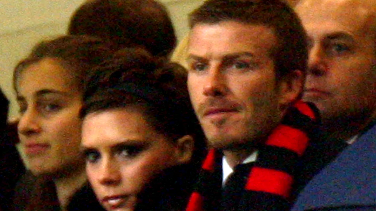 Beckham a asistat la meciul AC Milan - Udinese