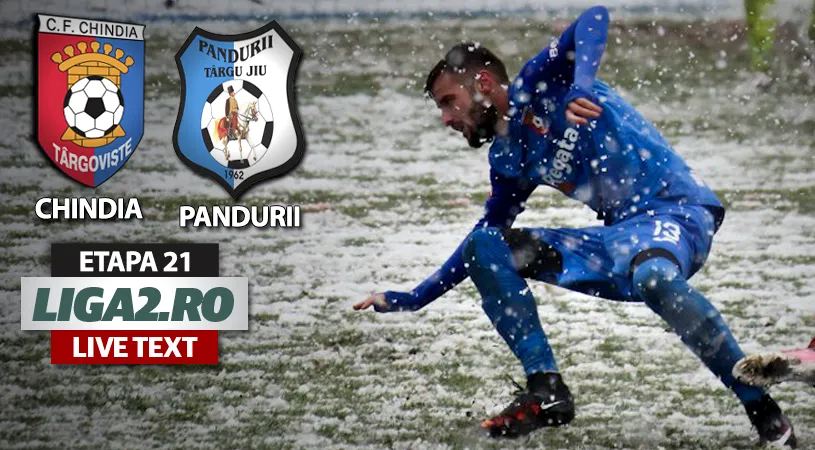 Neguț duce Târgoviștea și mai aproape de promovare! Chindia - Pandurii 1-0.** Gorjenii au încheiat prima parte a Ligii 2 pe penultimul loc, dar trebuiau să fie pe ultimul