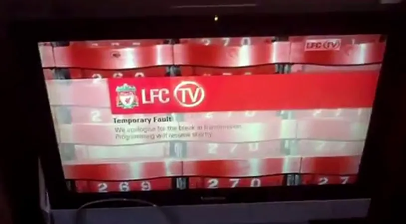 GAFĂ‚ uriașă comisă de Liverpool! VIDEO** Ce a apărut la televiziunea clubului! Fanii au fost lăsați cu gura căscată și n-au înțeles nimic