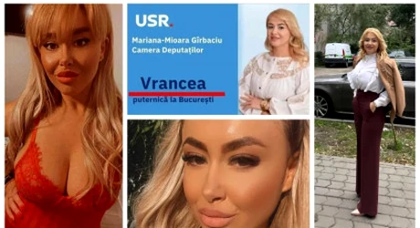 GALERIE FOTO Bătălia dintre suveranişti şi progresişti se mută pe Only Fans. După senatoarea porno  POT, a apărut şi candidata USR care face videochat