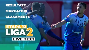 Etapa 12 Liga 2 | Reșița și Ceahlăul dau lovitura la ultima fază, din penalty. AFC ASA pierde, Chindia se împiedică din nou, Corvinul ia toate punctele de la Bistrița