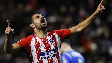Debut halucinant pentru Diego Costa pe noul stadion al lui Atletico Madrid! Arbitrul i-a arătat cartonașul roșu după ce a înscris și s-a dus să se bucure alături de fani 
