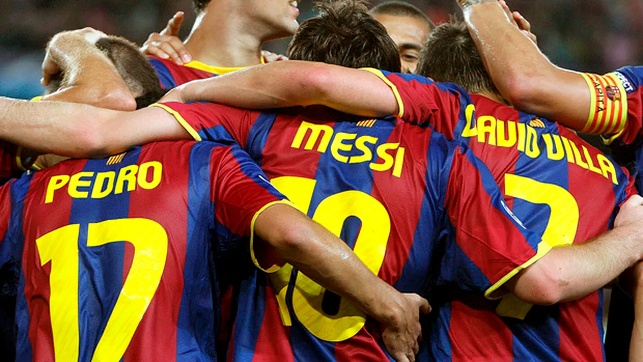 Messi, Villa și Pedro, cel mai bun trident din lume