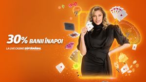 Fă-ți cont pe Betano și primești 30% din bani înapoi în LIVE Casino, în fiecare săptămână!