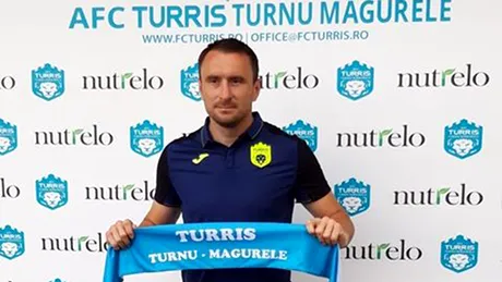Florin Matache, prima mutare a echipei Turris Turnu Măgurele, după promovarea în Liga 2.** 