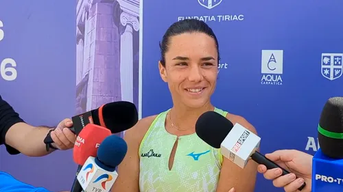 Prima reacție a lui Miriam Bulgaru, după ce a câștigat banii de la trofeul lui Ion Țiriac