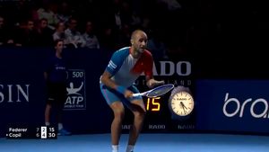 VIDEO | Copil a pierdut finala de la Basel, dar a reușit punctul meciului! Ce i-a putut face marelui Federer și reacția sa de milioane
