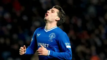 Nota primită de Ianis Hagi, în etapa de Crăciun, după St. Mirren – Rangers 2-1