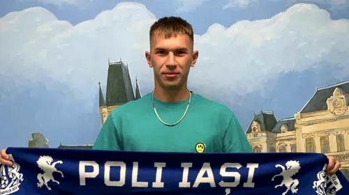 O nouă achiziție pentru Poli Iași, a opta a verii. A fost golgheter în Liga 3 și semnează pe 4 ani cu echipa lui Leo Grozavu