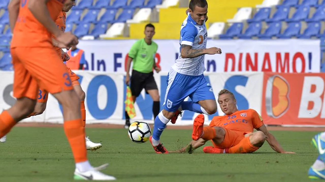 Craiova câștigă în stil italian și încheie invincibilitatea liderului. Zlatinski a marcat singurul gol în CS U - FC Botoșani 1-0