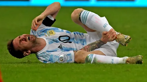 A jucat cu glezna îmbibată cu sânge! Faza de la Copa America din Brazilia care putea să-i rupă piciorul lui Lionel Messi. Reacții dure pe Twitter | VIDEO