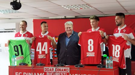 Dinamo și-a prezentat ultimele patru transferuri, iar Iuliu Mureșan anunță: „Mai avem discuții!”