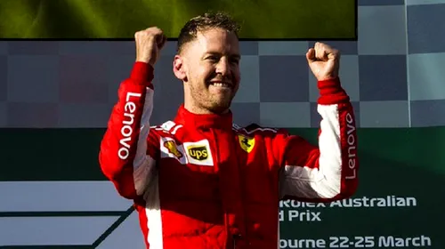 Ferrari a debutat perfect în noul sezon, dar Vettel nu e deloc mulțumit: „Nu cred că ne putem bate de la egal la egal cu Mercedes”