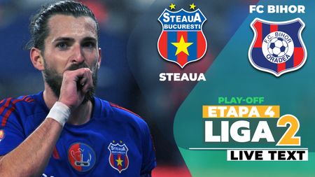 Steaua trece lejer de FC Bihor, în ciuda începutului dezastruos de joc, cu gol primit din corner! ”Militarii” se apropie de podiumul Ligii 2