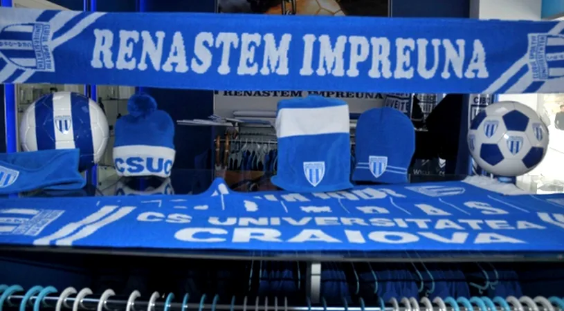 CS Universitatea** deschide un magazin oficial și la stadion