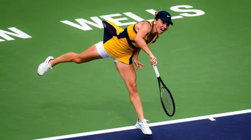 Simona Halep, din nou la înălțime! Românca este printre marile favorite la Indian Wells. Cota pe care o are la câștigarea trofeului