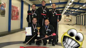 Suntem buni... la curling!:) România a câștigat turneul de la Budapesta FĂ‚RĂ‚ înfrângere