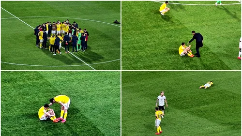 Tricolorii lui Adrian Mutu părăsesc în lacrimi EURO U21! Imagini emoționante surprinse după meciul cu Germania! Olaru, Mățan și compania, consolați de nemți | GALERIE FOTO