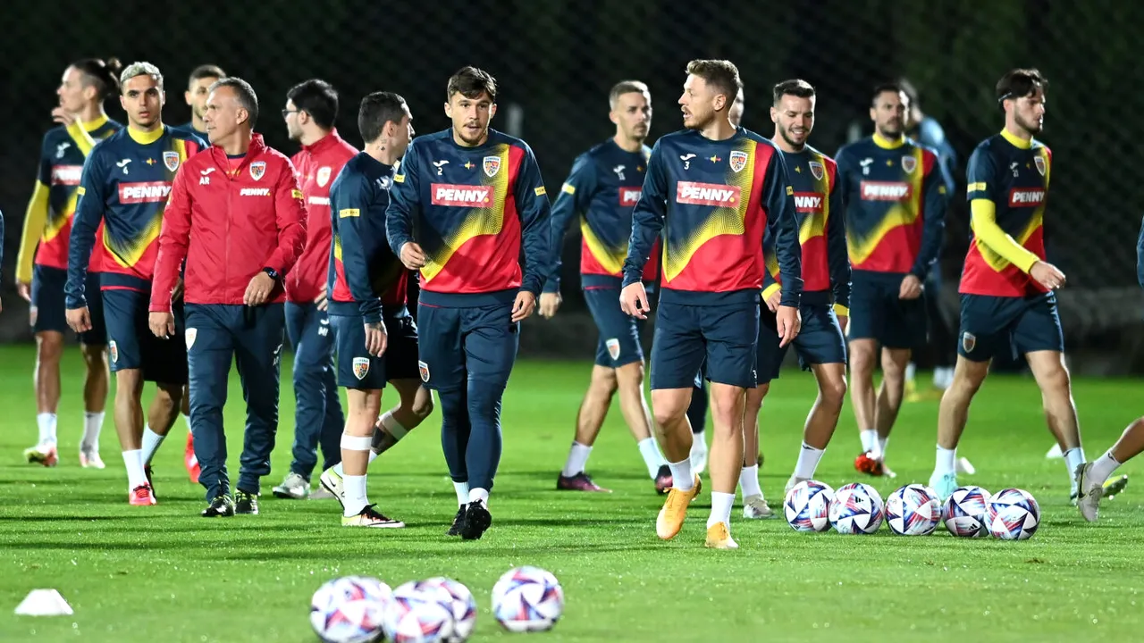 Echipa națională a României a făcut ultimul antrenament înainte de meciul cu Bosnia și Herțegovina, din Liga Națiunilor! Cum s-au prezentat jucătorii lui Edi Iordănescu | GALERIE FOTO