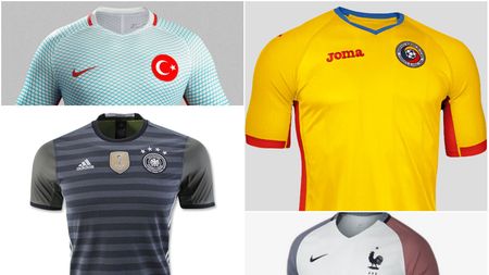 GALERIE FOTO | Cum se îmbracă cele 24 de naționale la EURO 2016! Echipamente impresionante pentru Turcia, Croația sau Franța. Care îți place cel mai mult?