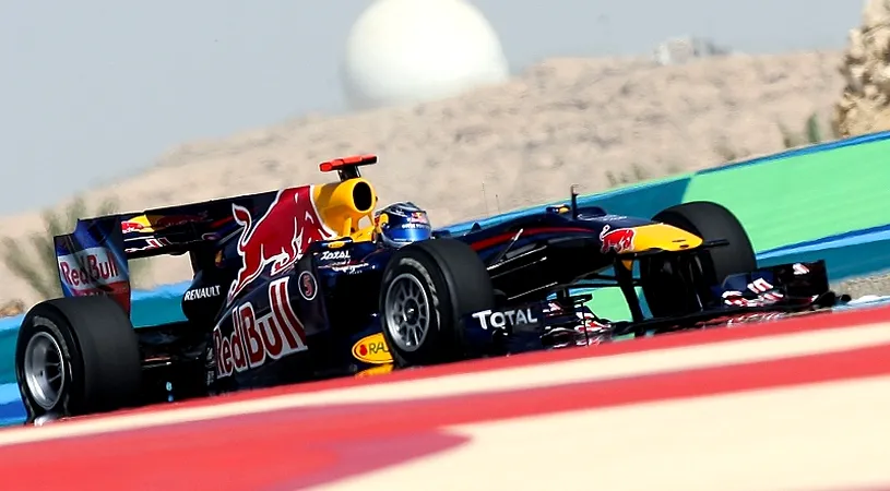 FORMULA 1 / Bahrain:** Vettel în pole-position, urmărit de Ferrari! Schumi, pe șapte!