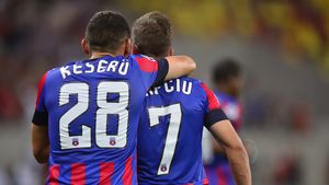 Chipciu a fost scos din primul "11" în ultimul moment și a fost înlocuit cu Keșeru. Motivul care l-a determinat pe Gâlcă să ia această decizie