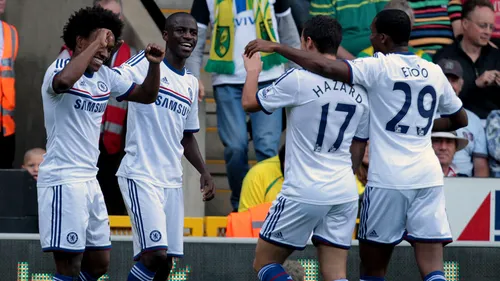 Chelsea este pe val! Echipa lui Mourinho s-a impus cu 3-1 pe terenul lui Norwich! VIDEO: Gol superb înscris de Willian