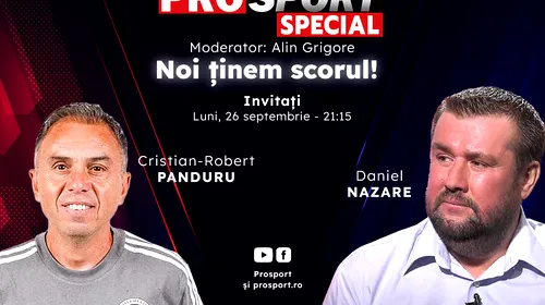 România întâlnește Bosnia și Herțegovina, în Liga Națiunilor, iar noi comentăm împreună la ProSport Special cu Cristian-Robert Panduru și Daniel Nazare!