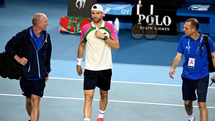 Grigor Dimitrov, lovit de ghinion la Australian Open. De ce a fost nevoit să se retragă din meciul din primul tur fostul iubit al Mădălinei Ghenea