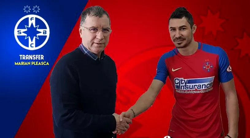 OFICIAL | Al patrulea transfer al iernii pentru Steaua! Reacția lui Pleașcă: 