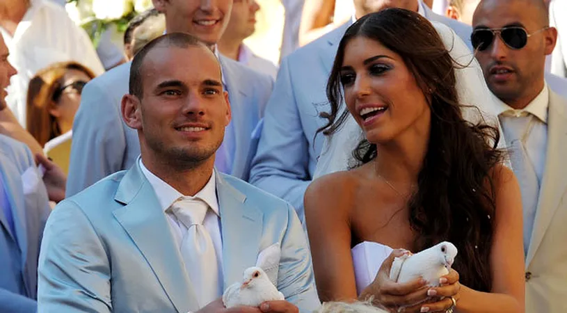 Wesley Sneijder și soția sa, jefuiți în Ibiza!