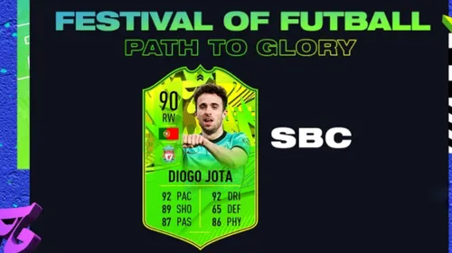 Diogo Jota în FIFA 21! Cerințe SBC, recompense + Recenzia cardului