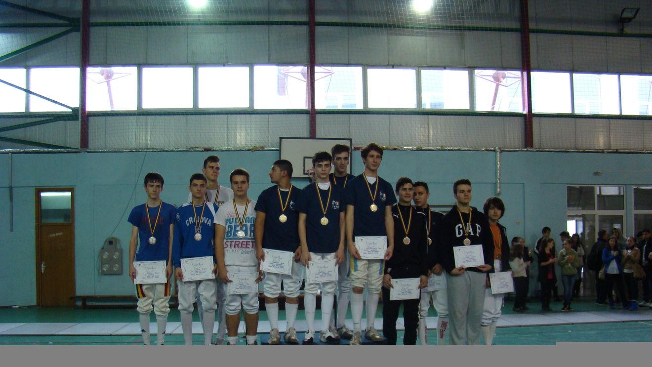 UNEFS București1, campioană națională la spadă masculin cadeți
